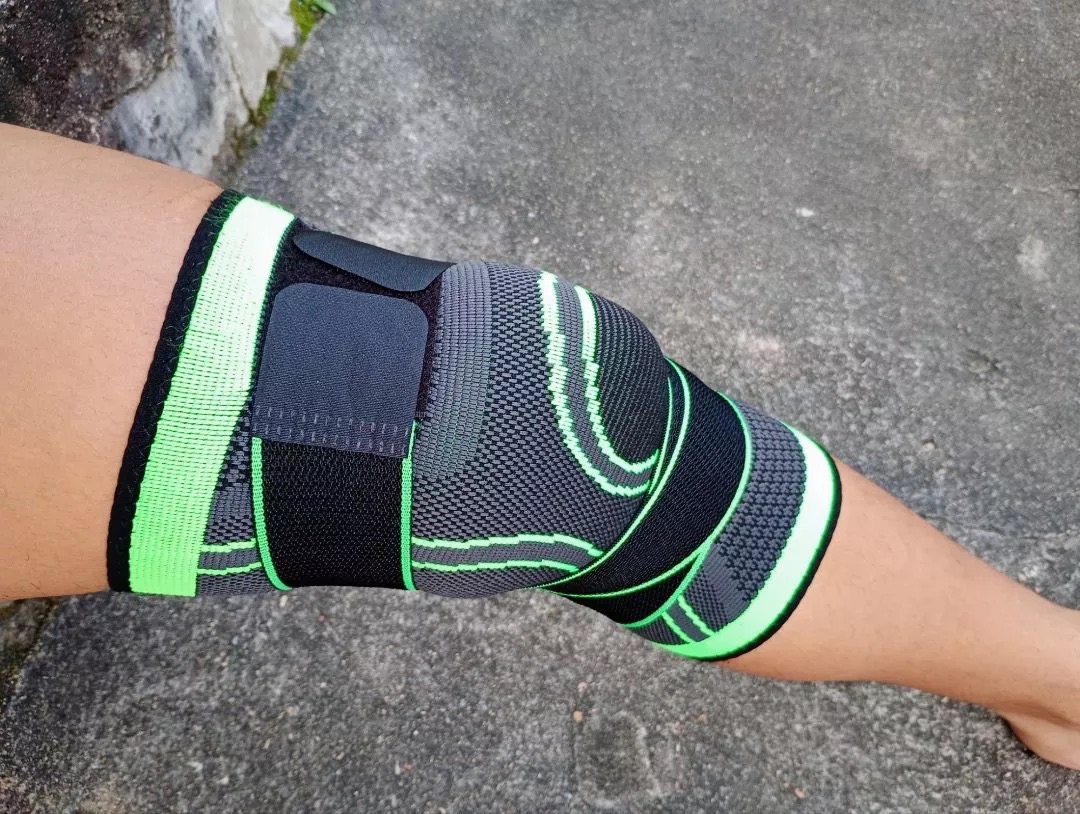 Cliente Waldir usando joelheira